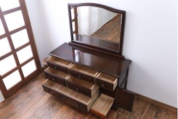 中古　北海道民芸家具　ドレッサーチェスト