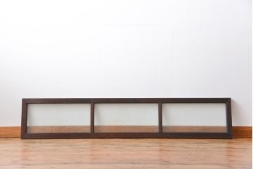 大正ロマン 結霜ガラス入り明り取り