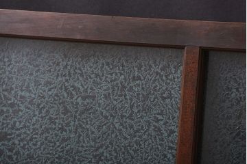 大正ロマン 結霜ガラス入り明り取り