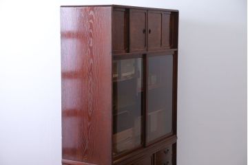アンティーク家具　前面欅張り!大きな茶箪笥