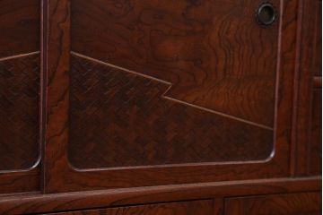 アンティーク家具　前面欅張り!大きな茶箪笥