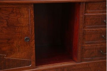 アンティーク家具　前面欅張り!大きな茶箪笥