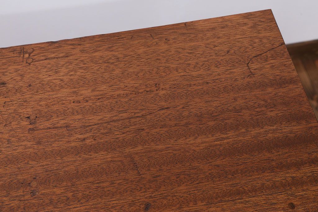 アンティーク家具　両面引き出し付き!ダイニングテーブル