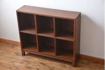 レトロ家具　昭和レトロ　小さなマス目棚(1)
