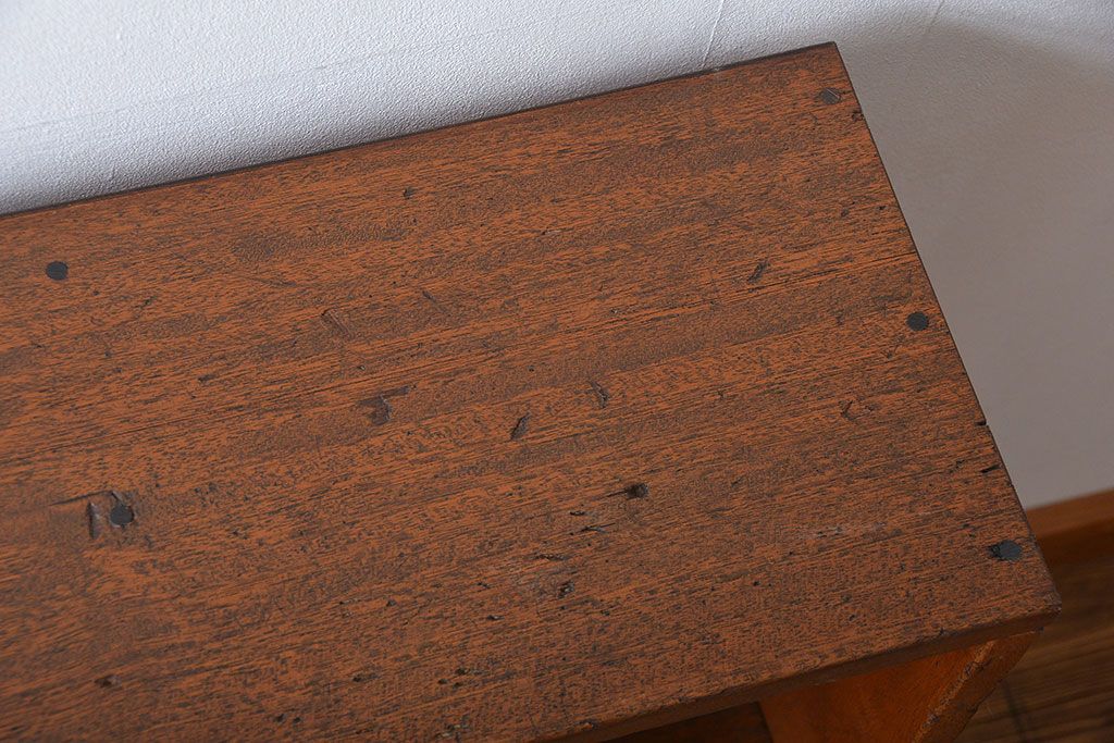 レトロ家具　昭和レトロ　小さなマス目棚(1)