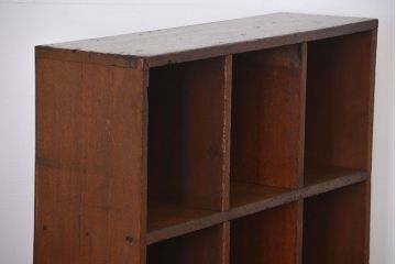 レトロ家具　昭和レトロ　小さなマス目棚(1)