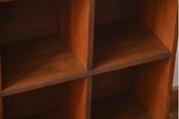 レトロ家具　昭和レトロ　小さなマス目棚(1)