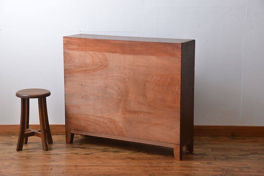 レトロ家具　昭和レトロ　小さなマス目棚(1)