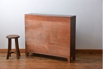 レトロ家具　昭和レトロ　小さなマス目棚(1)