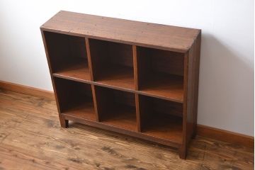 レトロ家具　昭和レトロ　小さなマス目棚(2)