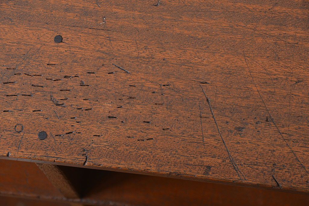 レトロ家具　昭和レトロ　小さなマス目棚(2)