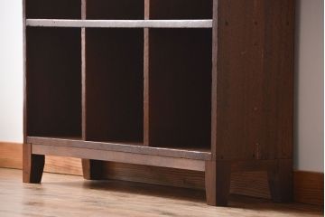 レトロ家具　昭和レトロ　小さなマス目棚(2)