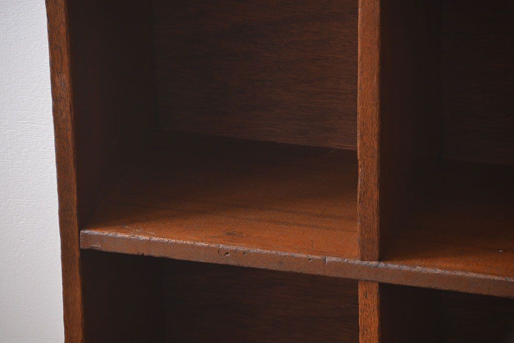 レトロ家具　昭和レトロ　小さなマス目棚(2)