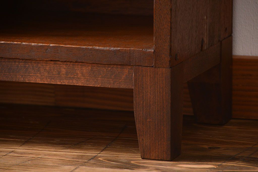 レトロ家具　昭和レトロ　小さなマス目棚(2)