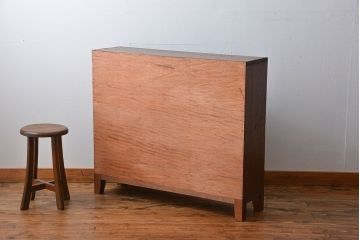 レトロ家具　昭和レトロ　小さなマス目棚(2)