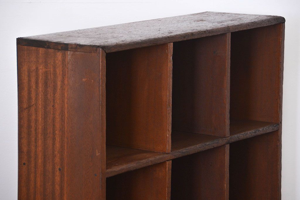 レトロ家具　昭和レトロ　小さなマス目棚(1)