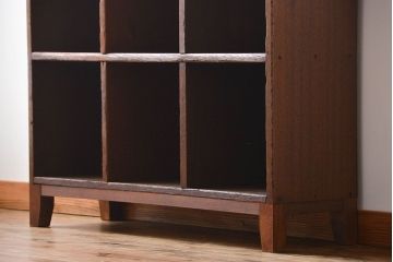 レトロ家具　昭和レトロ　小さなマス目棚(1)
