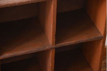 レトロ家具　昭和レトロ　小さなマス目棚(1)