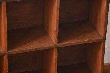レトロ家具　昭和レトロ　小さなマス目棚(2)