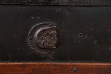 アンティーク雑貨　イギリスアンティーク　ブラックトランク