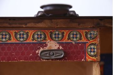 アンティーク雑貨　イギリスアンティーク　ブラックトランク