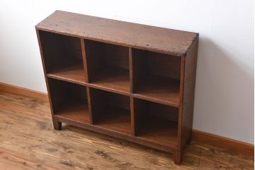 レトロ家具　 昭和レトロ　小さなマス目棚(3)