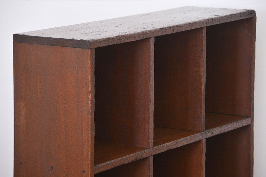 レトロ家具　 昭和レトロ　小さなマス目棚(3)