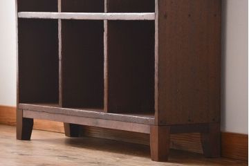 レトロ家具　 昭和レトロ　小さなマス目棚(3)