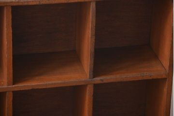 レトロ家具　 昭和レトロ　小さなマス目棚(3)