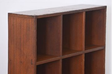 レトロ家具　昭和レトロ　小さなマス目棚(4)