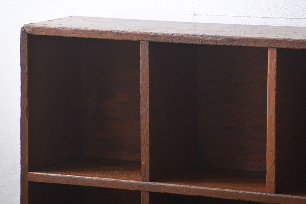 レトロ家具　昭和レトロ　小さなマス目棚(4)