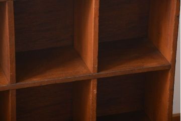 レトロ家具　昭和レトロ　小さなマス目棚(4)