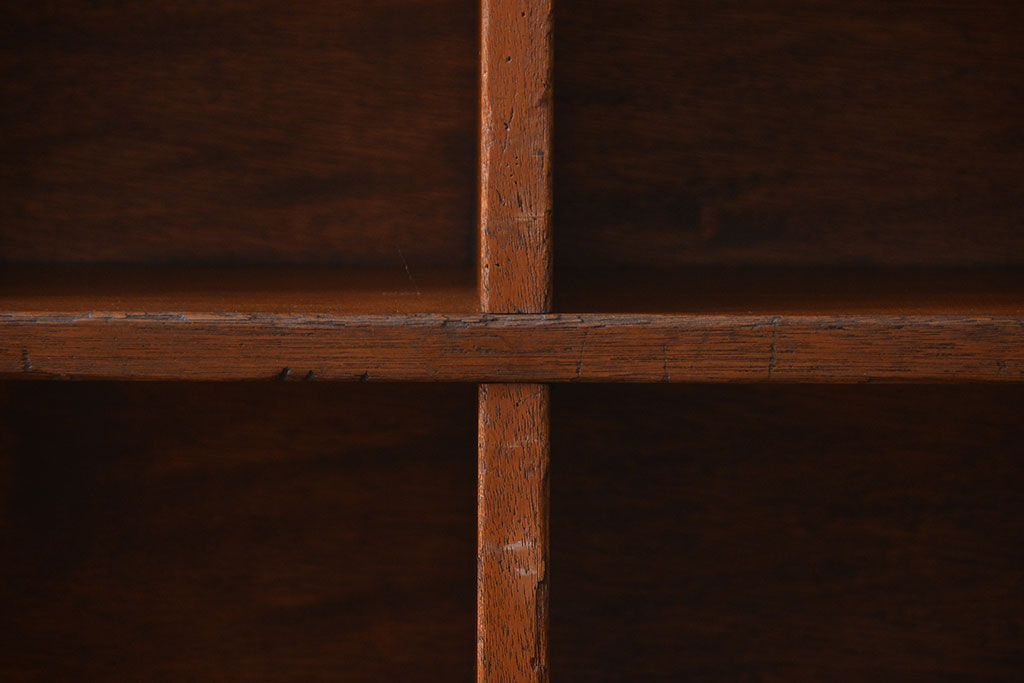 レトロ家具　昭和レトロ　小さなマス目棚(4)