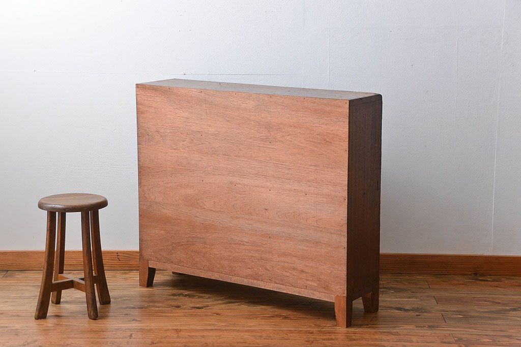 レトロ家具　昭和レトロ　小さなマス目棚(4)