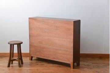 レトロ家具　昭和レトロ　小さなマス目棚(4)
