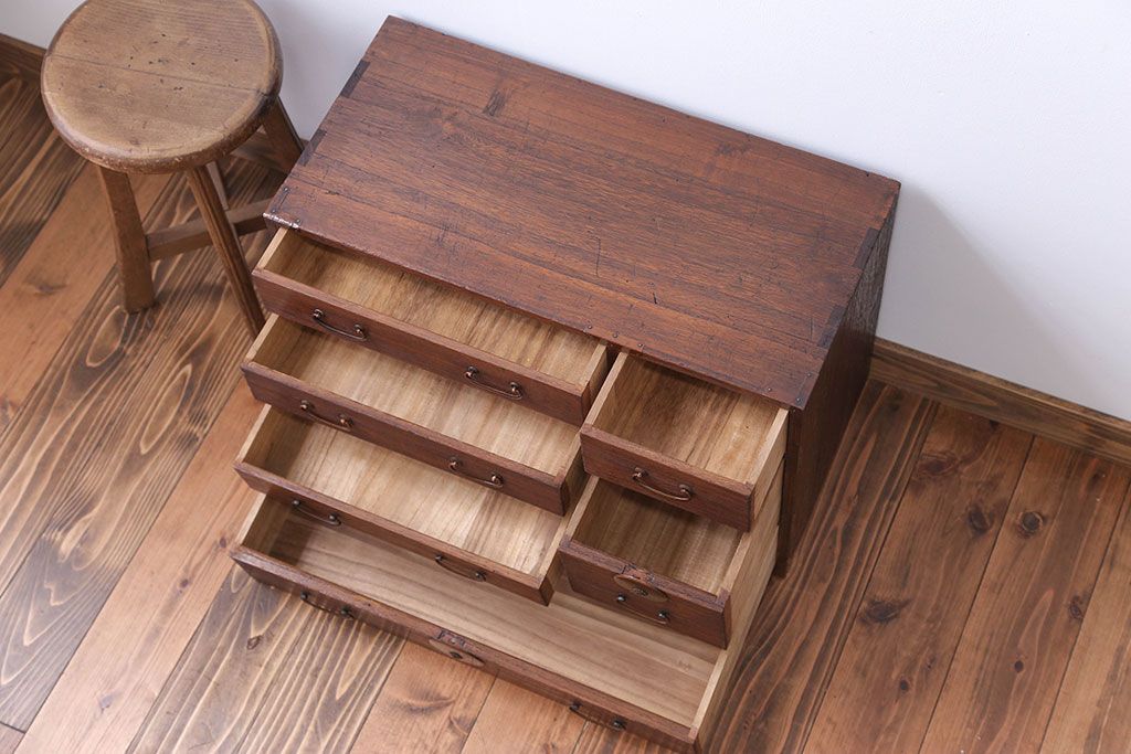 アンティーク家具　アンティーク　総桐小箪笥