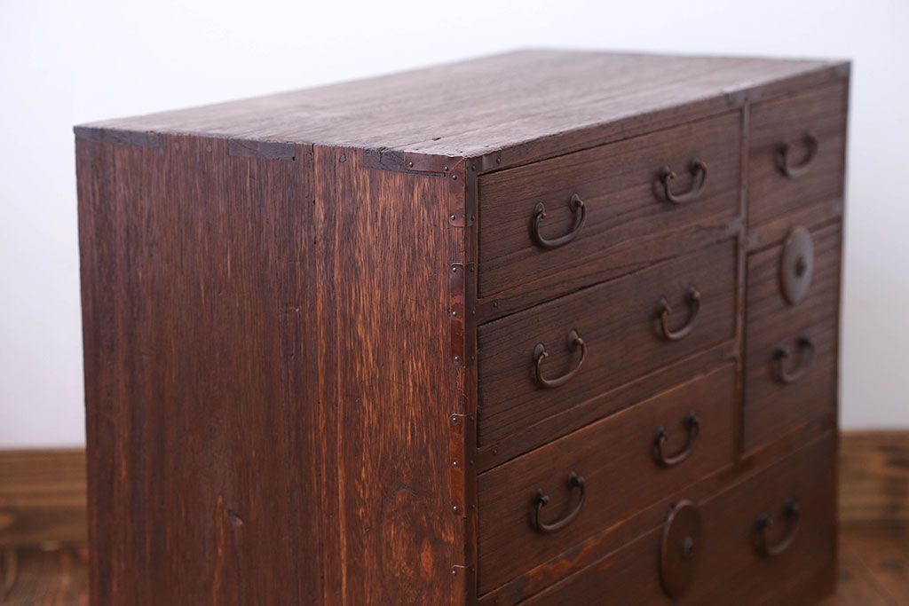 アンティーク家具　アンティーク　総桐小箪笥