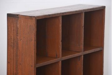 レトロ家具　昭和レトロ　小さなマス目棚(6)