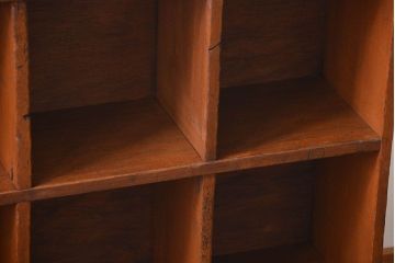 レトロ家具　昭和レトロ　小さなマス目棚(6)