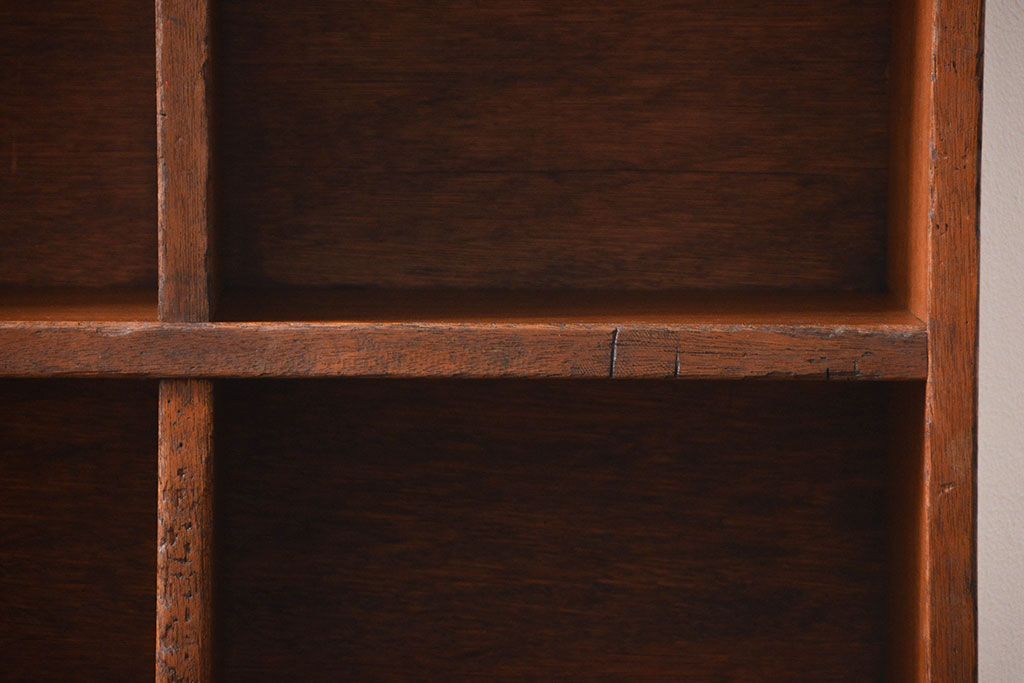 レトロ家具　昭和レトロ　小さなマス目棚(6)