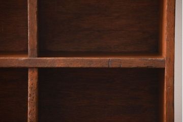 レトロ家具　昭和レトロ　小さなマス目棚(6)