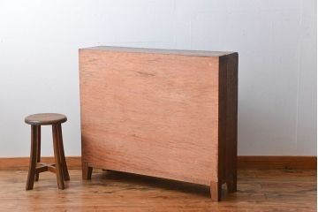 レトロ家具　昭和レトロ　小さなマス目棚(6)
