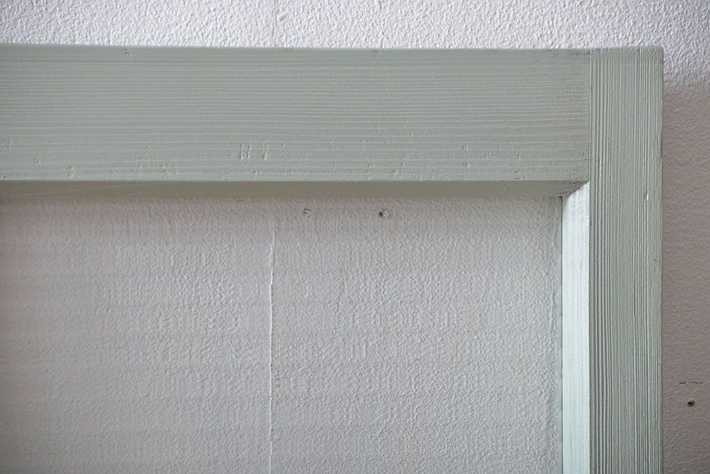 アンティークペイント　モールガラス戸2枚セット(窓)