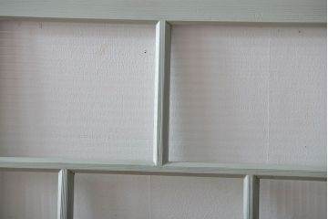 アンティークペイント　モールガラス戸2枚セット(窓)