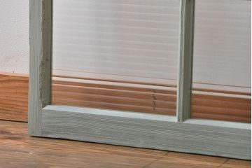 アンティークペイント　モールガラス戸2枚セット(窓)