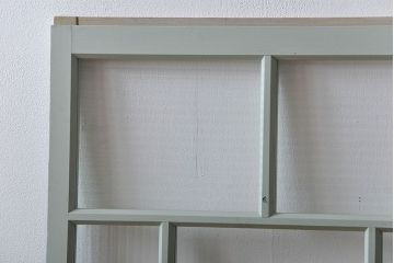 アンティークペイント　モールガラス戸2枚セット(窓)