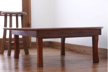 レトロ家具　昭和レトロ　小さなちゃぶ台(1)