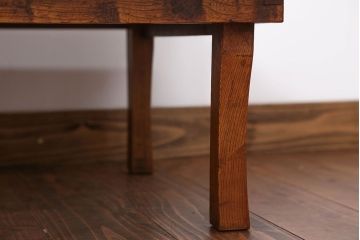 レトロ家具　昭和レトロ　小さなちゃぶ台(2)