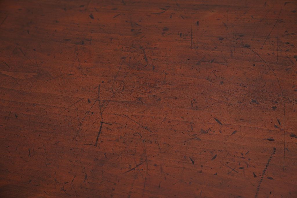 【ご成約済】檜材!脚のデザインが素敵な小さな机(加工費込み)