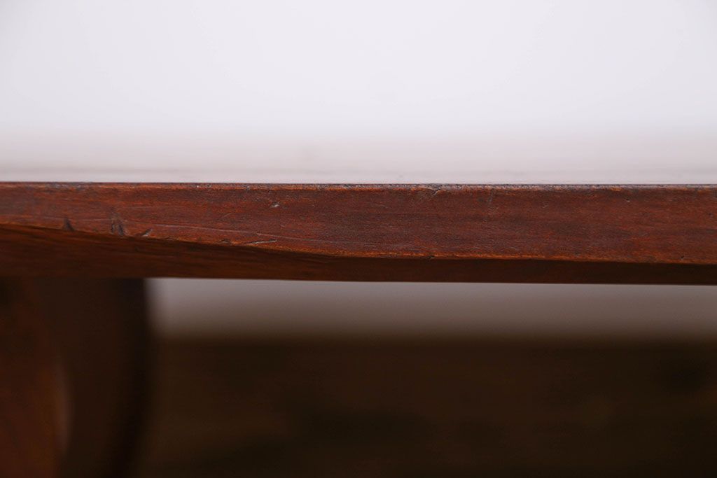 【ご成約済】檜材!脚のデザインが素敵な小さな机(加工費込み)